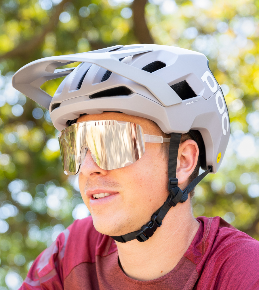 POC, Ventral Air Spin Bike Helmet for Road Cycling, Prismane Red Matt, Smal