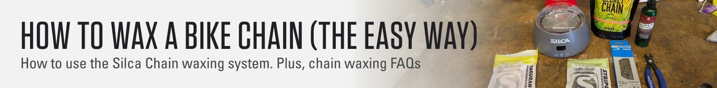 how to wax a bike chain the easy way