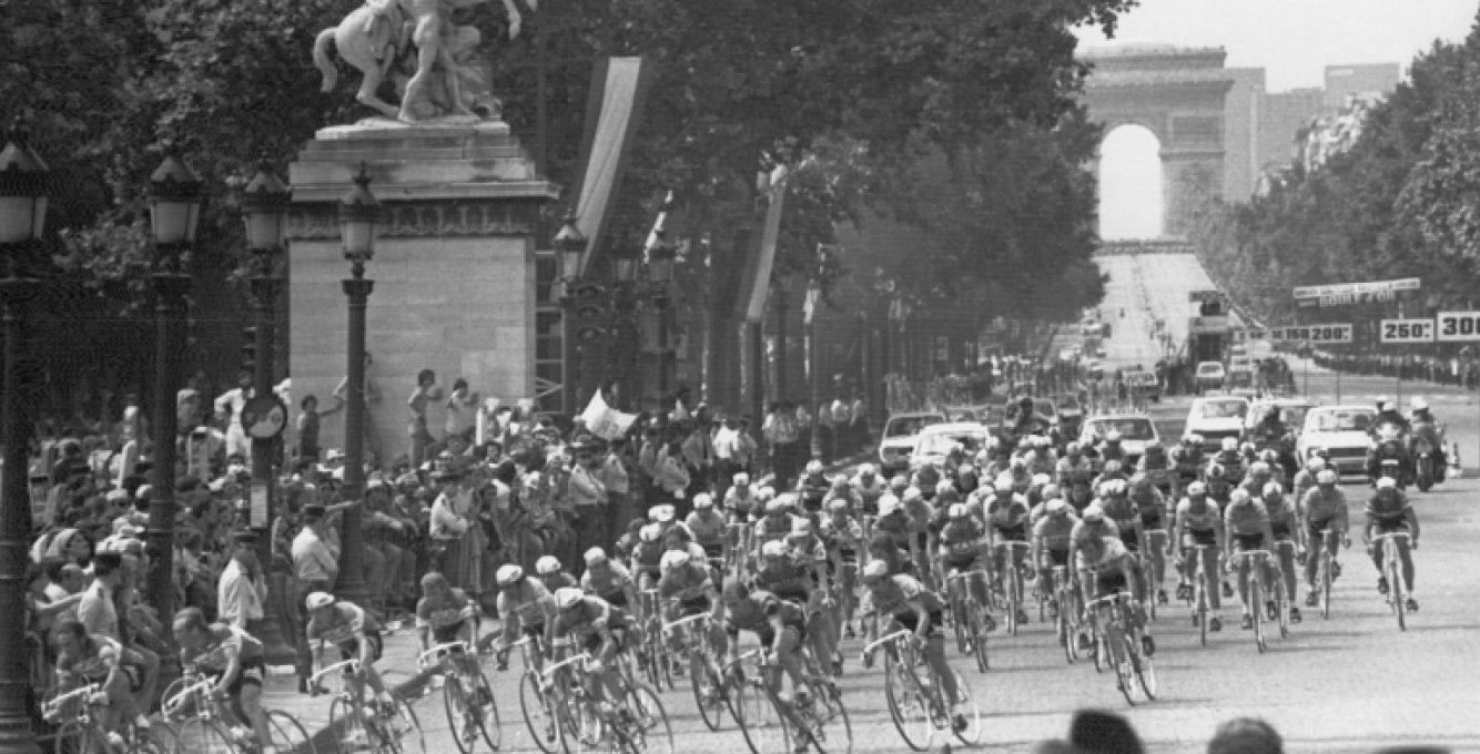 History of the Tour de France vintage photo