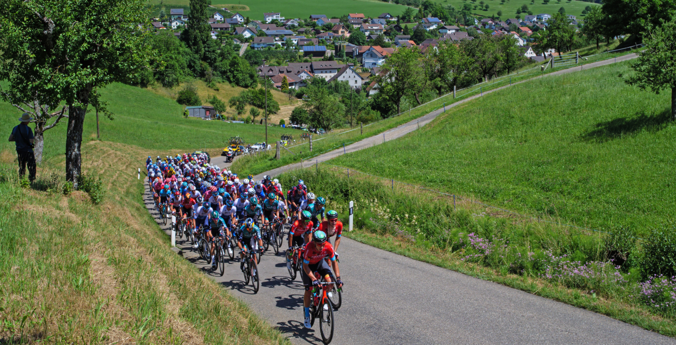 Map of the Tour de France Route