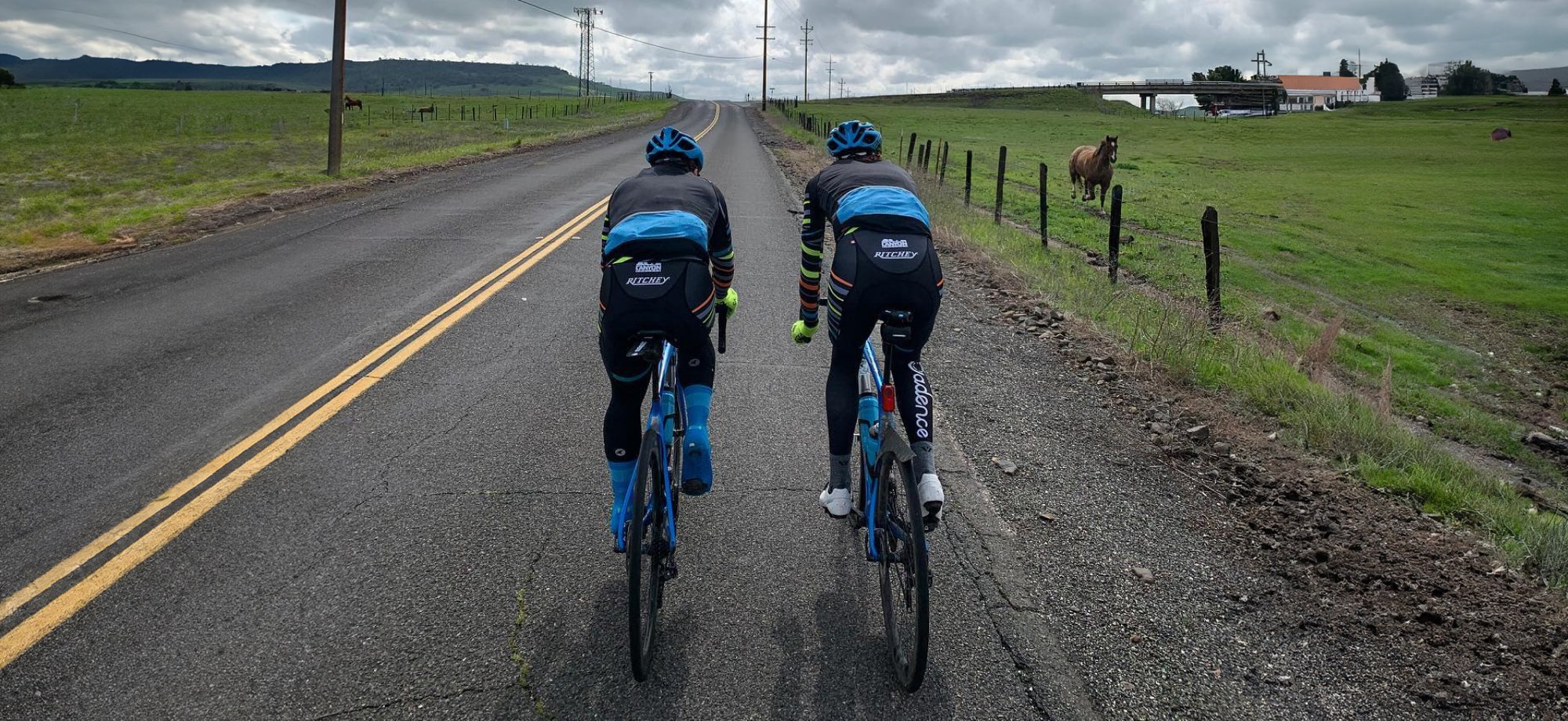 Image of multiple gravel tires lined up