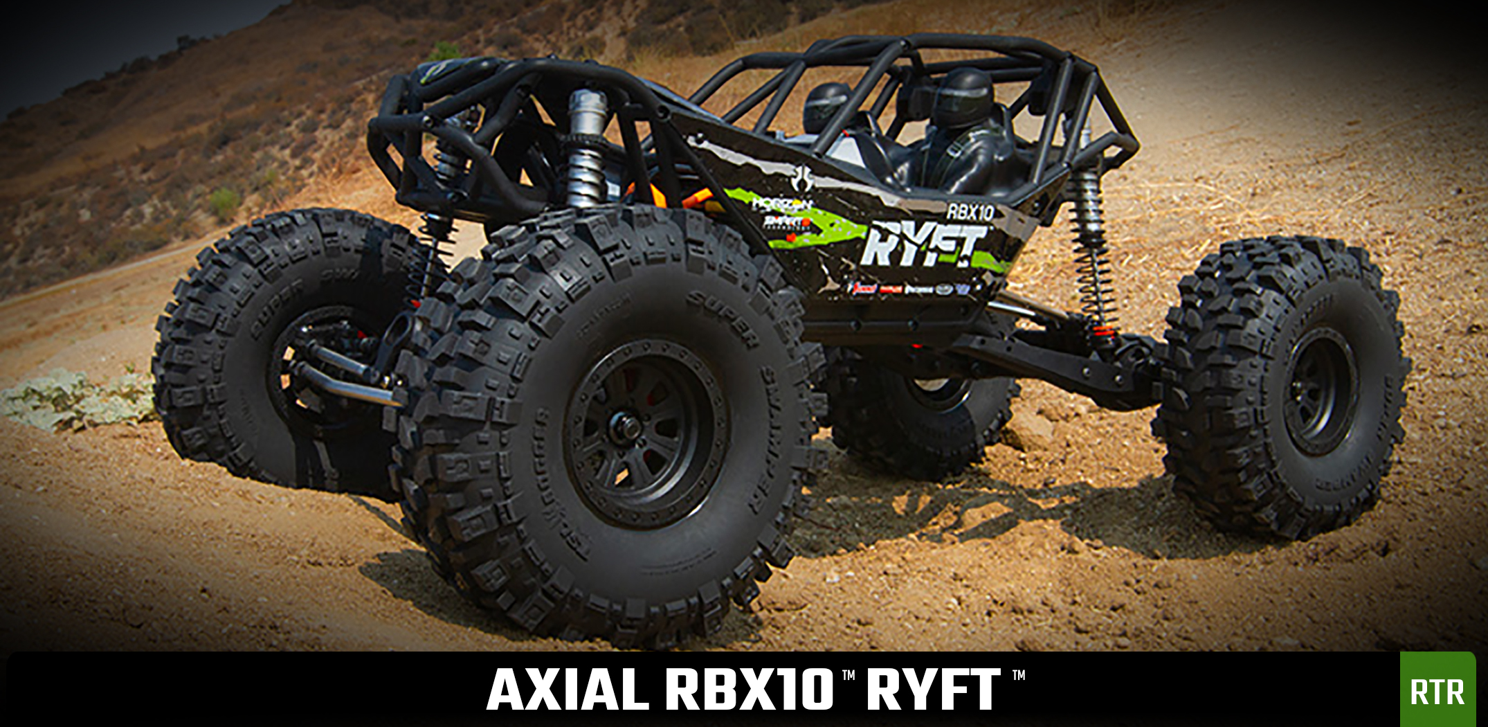 Axial RBX10 Ryft 4WD 1/10 RTR Brushless Rock Bouncer