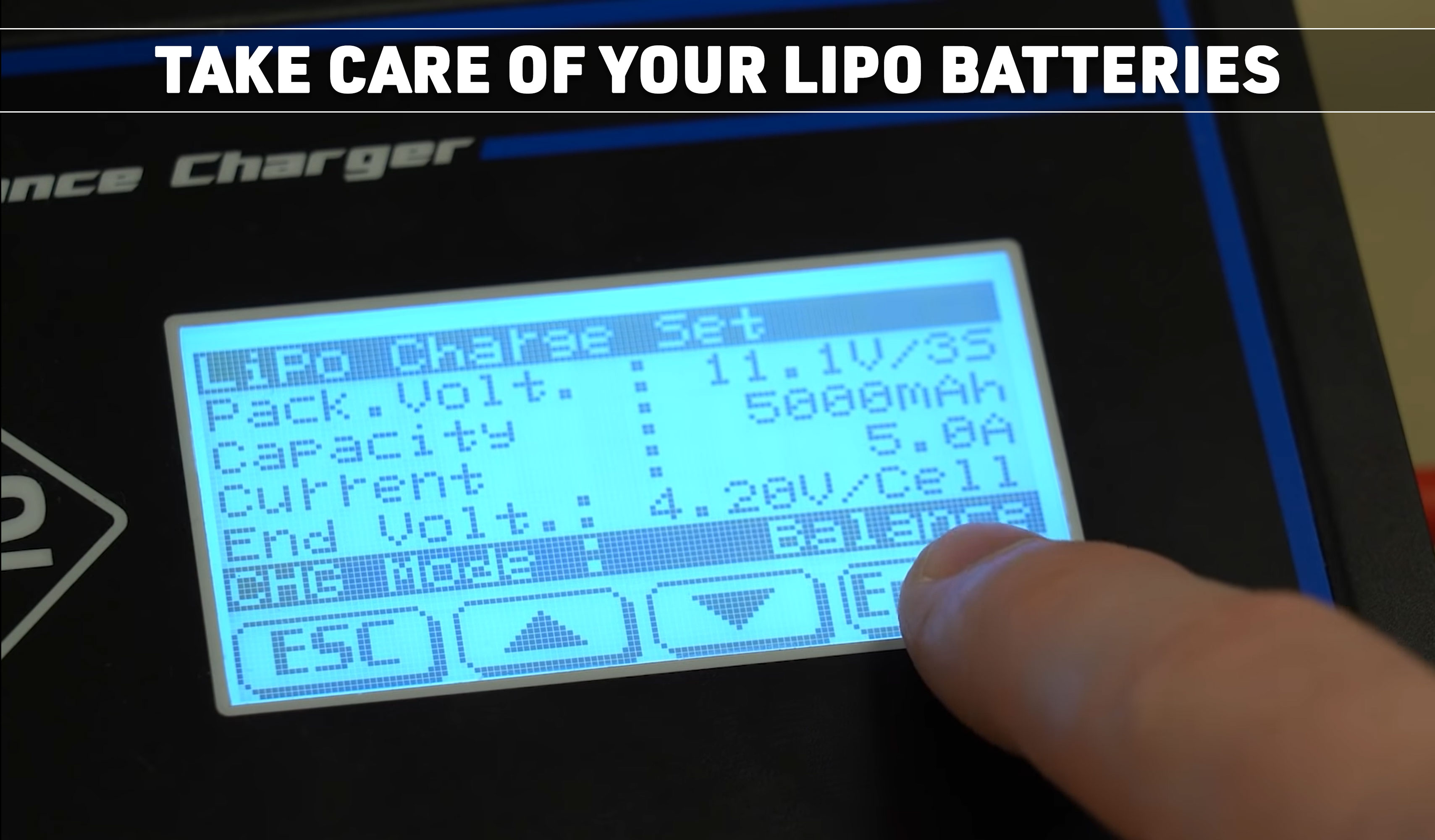 Take Care of Your LiPo Batteries