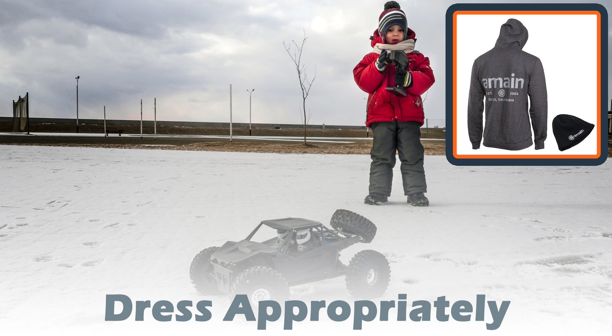 Cold Weather RC Tips - Dress Appropriately 