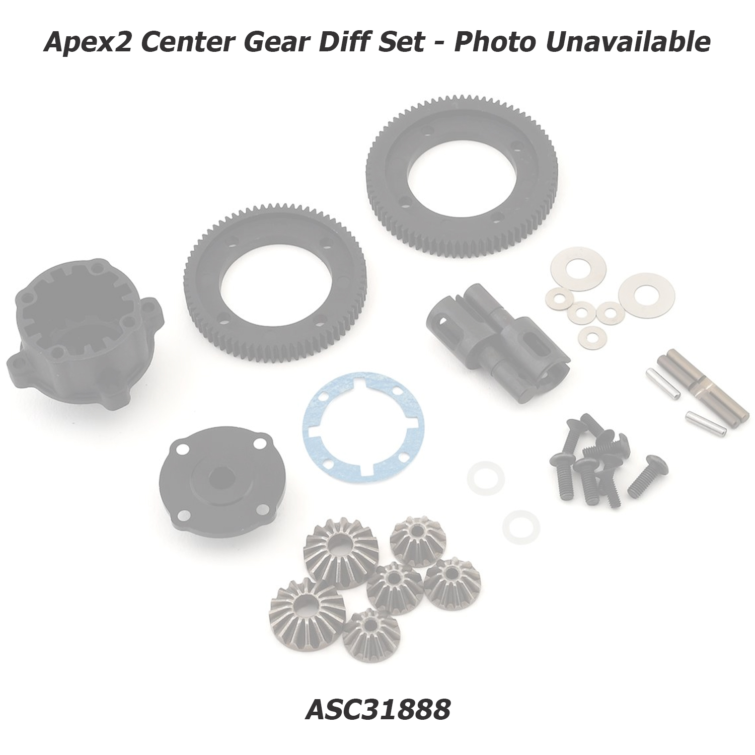 Team Associated Apex2 Center Gear Diff Set ASC31888