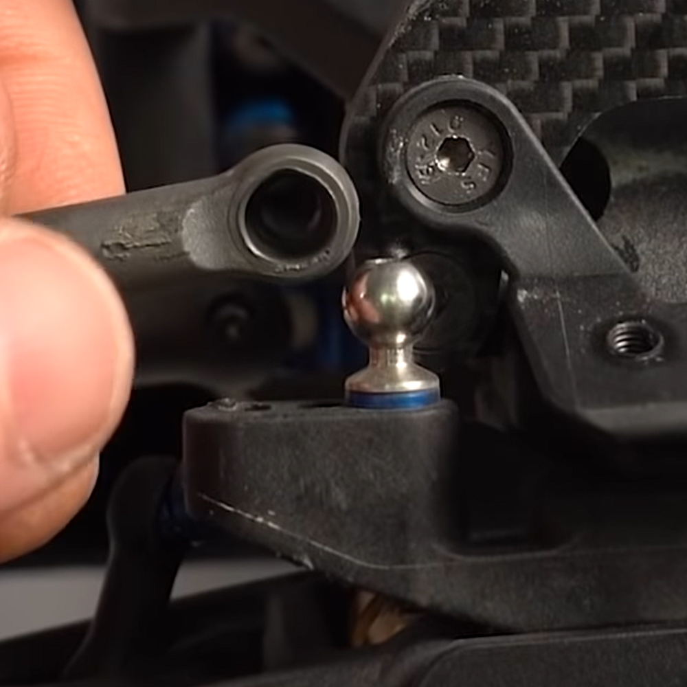 Remove Turnbuckle to check for RC Suspension Binding