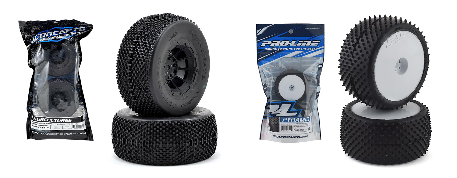 Premount R/C Tires and Wheels