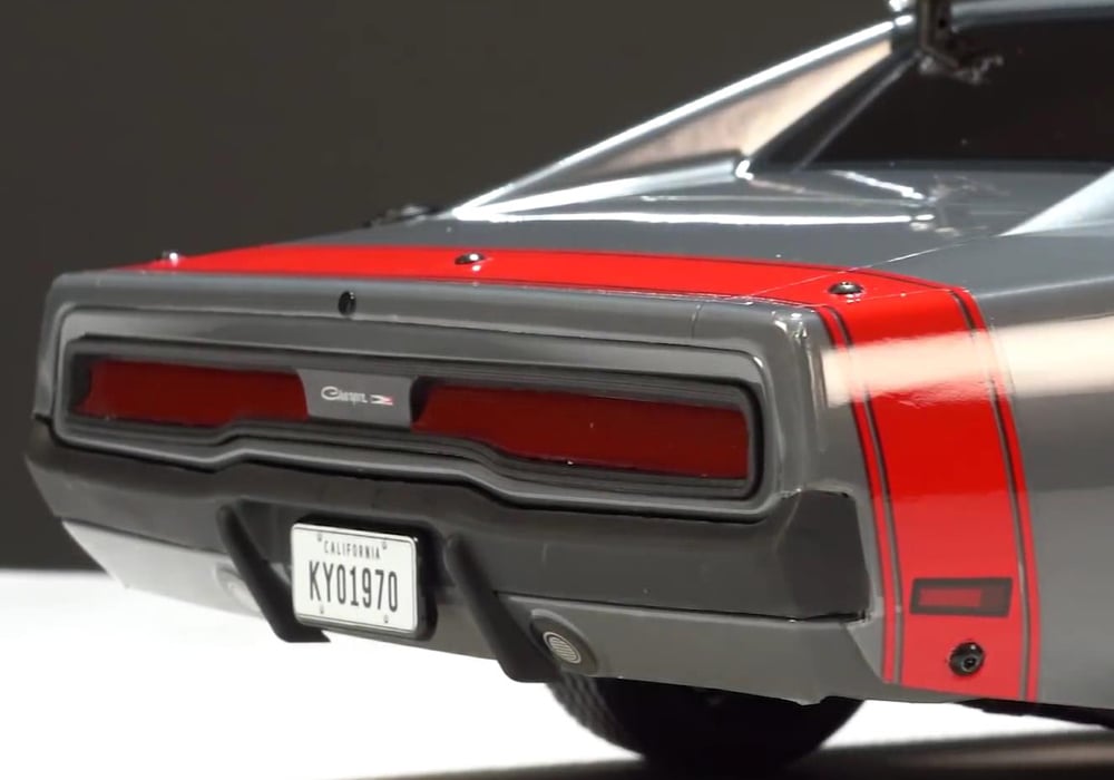 Kyosho Dodge Charger Fixed Lexan Rear Bumper