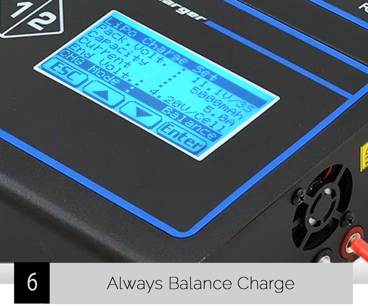 Lipo Charger Tip 6 - Always Balance Charge