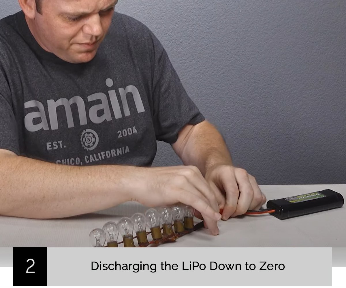LiPo Battery Mistakes Tip 2 - Discharging the LiPo Down to Zero