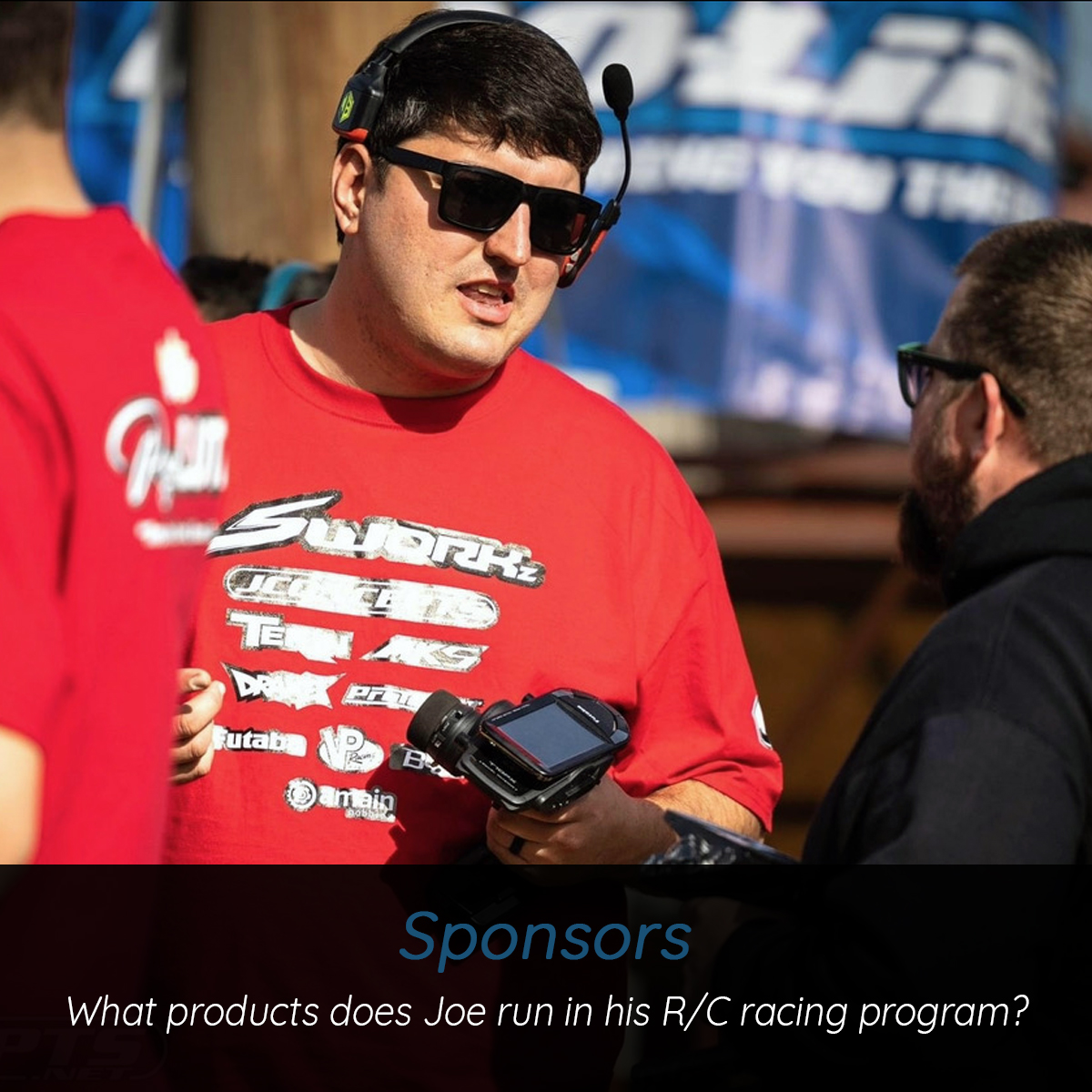 What brands does Joe use in his RC race program?