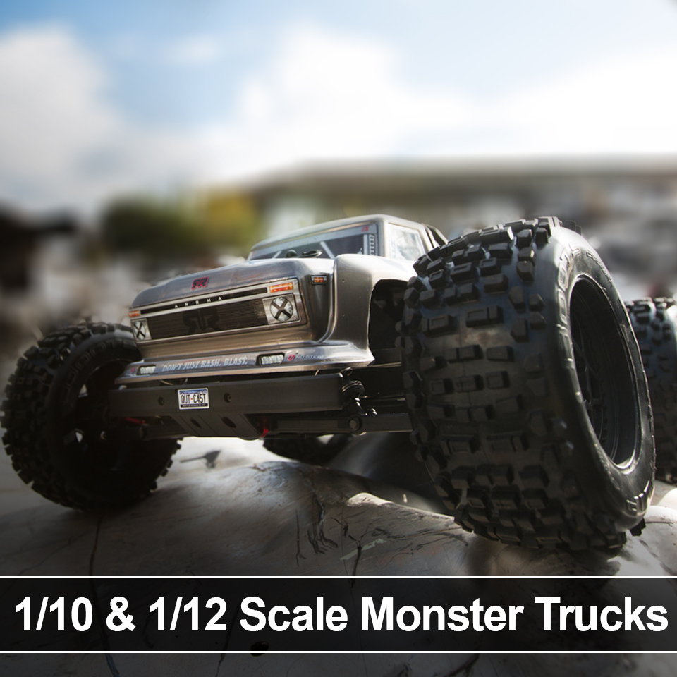 Beginner 1/10 Scale RC Monster Trucks