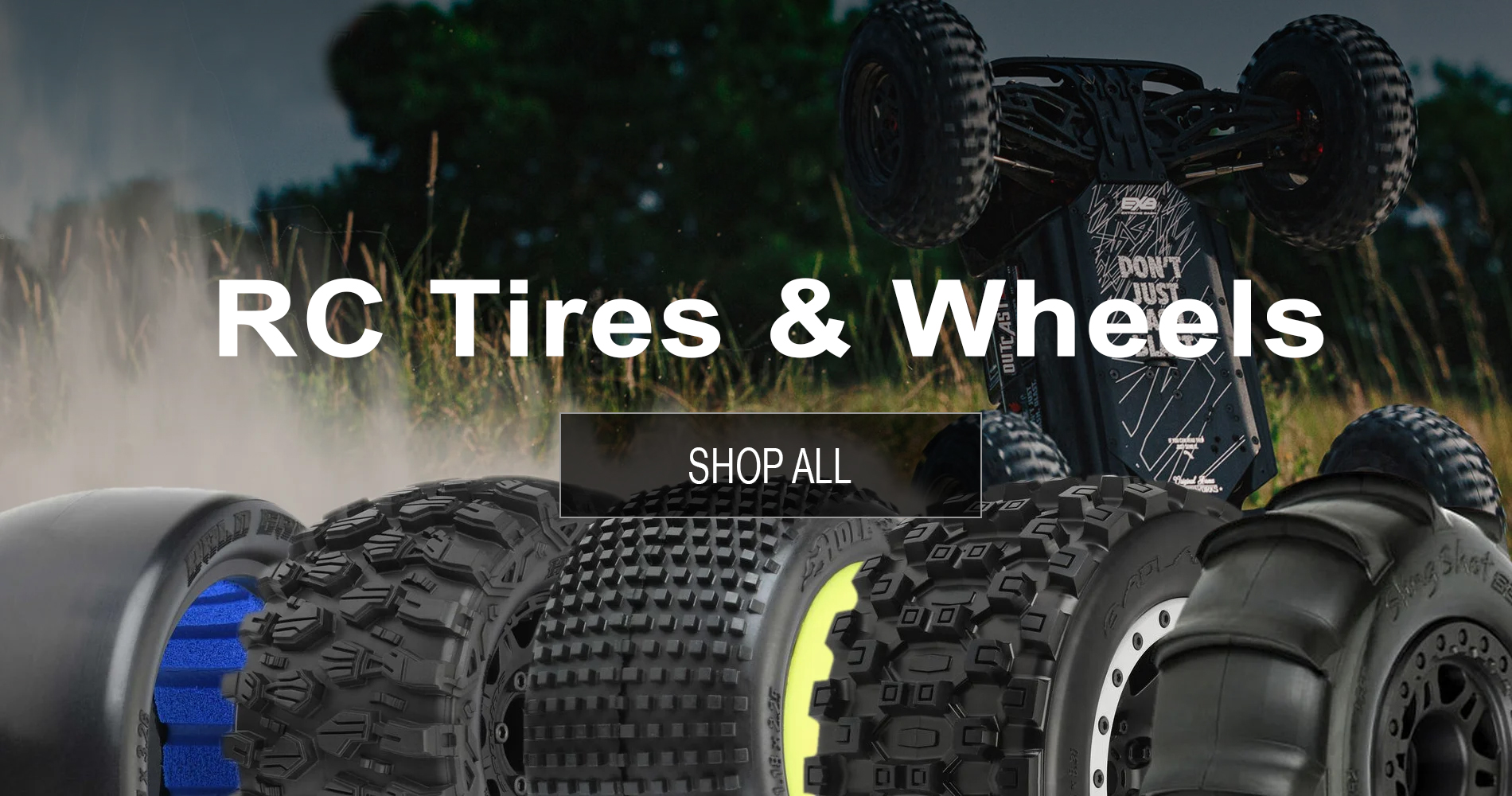 Choosing the right off-road RC truck or buggy tires and Wheels