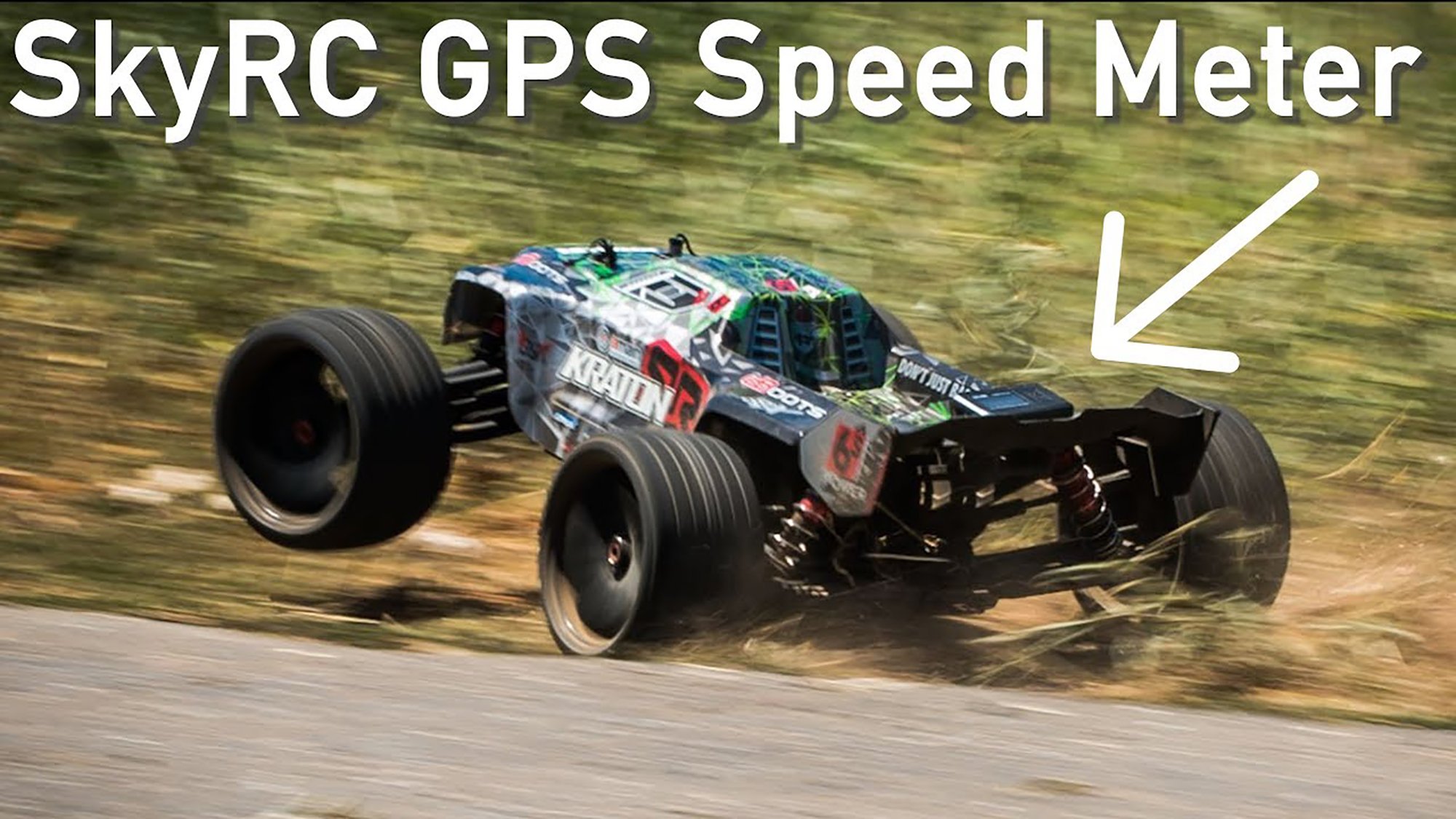 Arrma Kraton Speed Test with SkyRC GPS