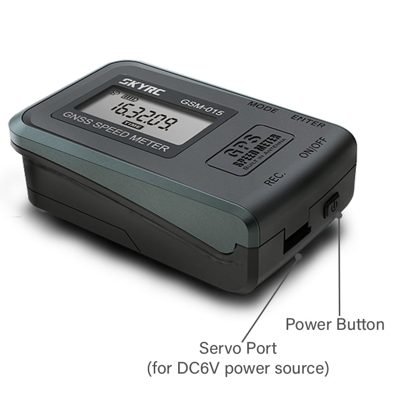 SkyRC GPS Speed Meter & Data Logger Power Source