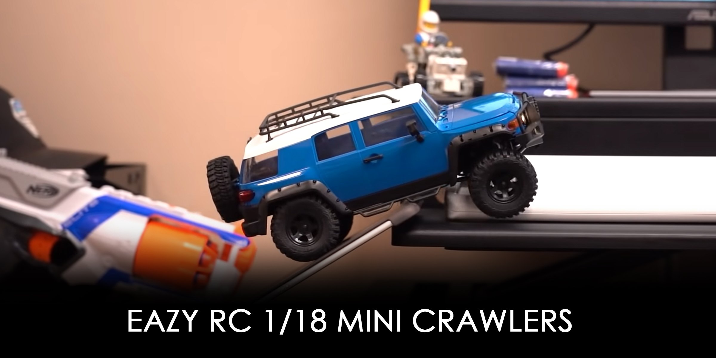 Choose Color RC 1/10 Scale Garage Truck Car Battery Style #3 Rock Crawler Mini