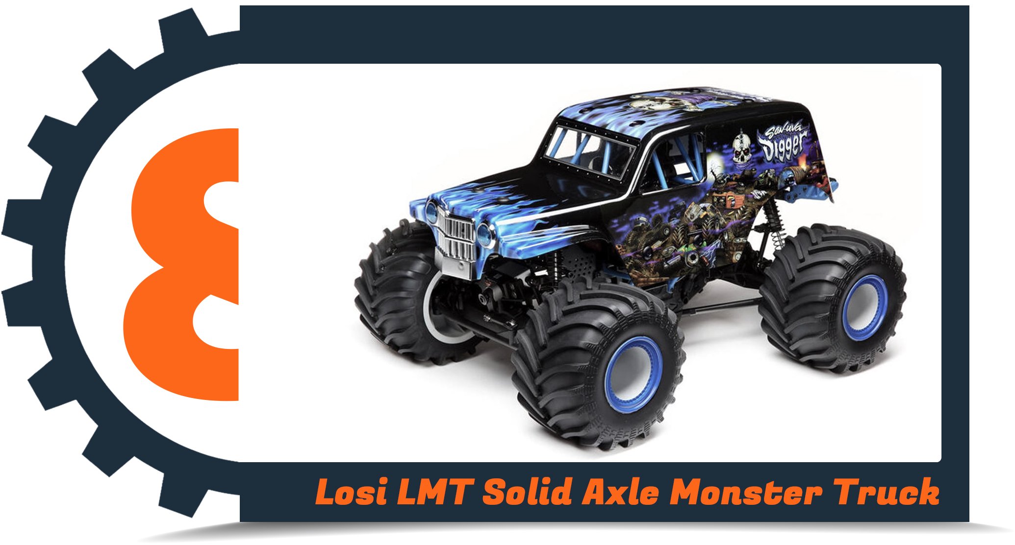 Top 10 RC Cars - Number 8 - Losi LMT Solid Axle Monster Jam Truck