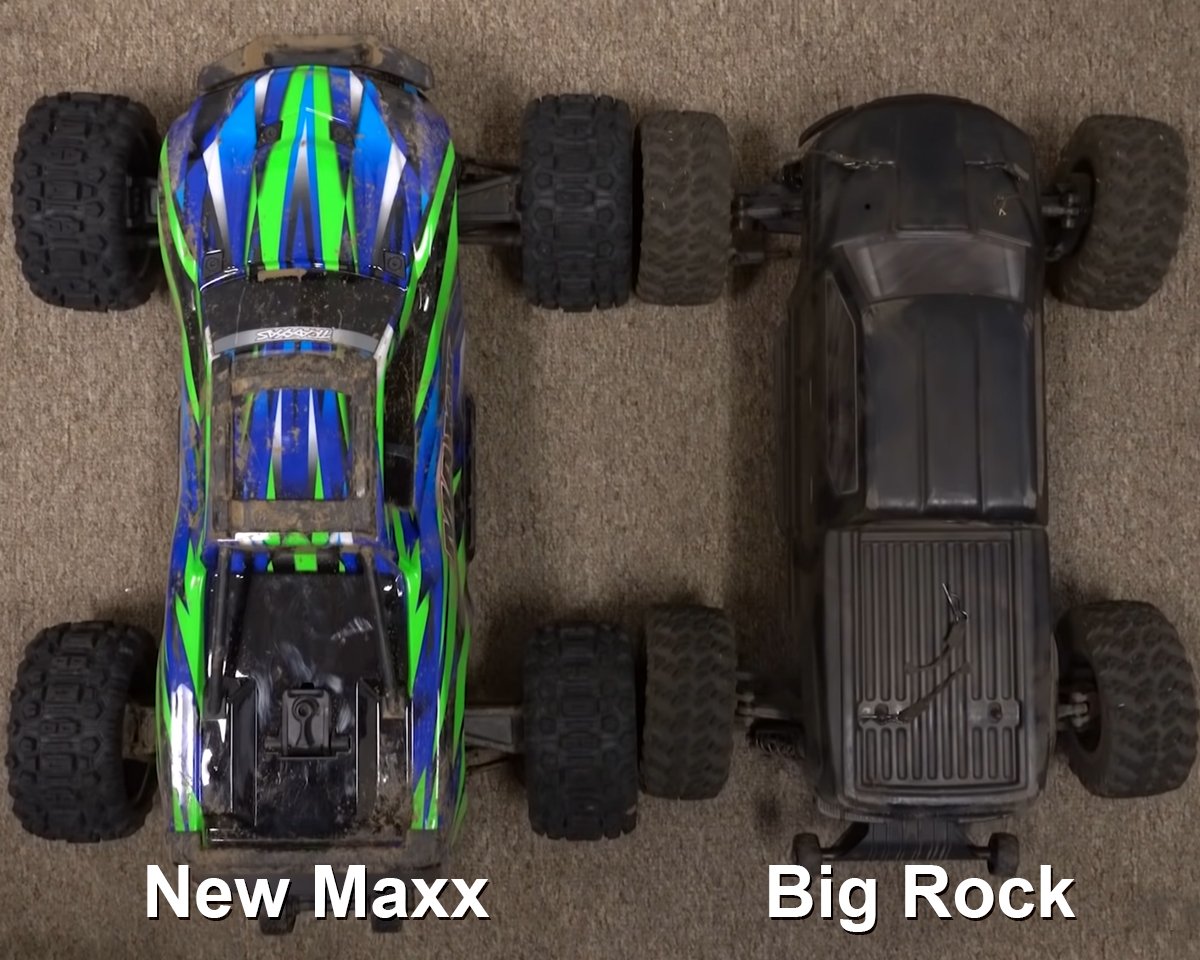 Traxxas Max vs Arrma Big Rock 3S
