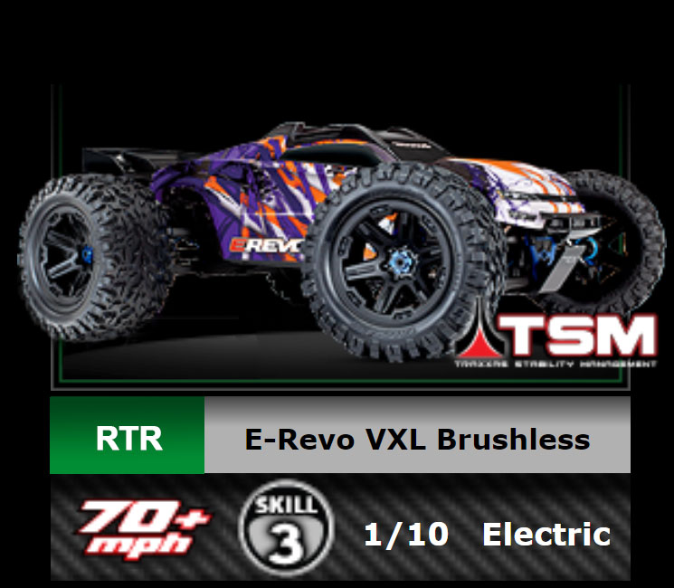 Traxxas E-Revo 4x4 Monster Truck