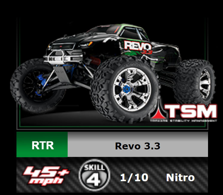 Traxxas Revo 3.3 Nitro Monster Truck
