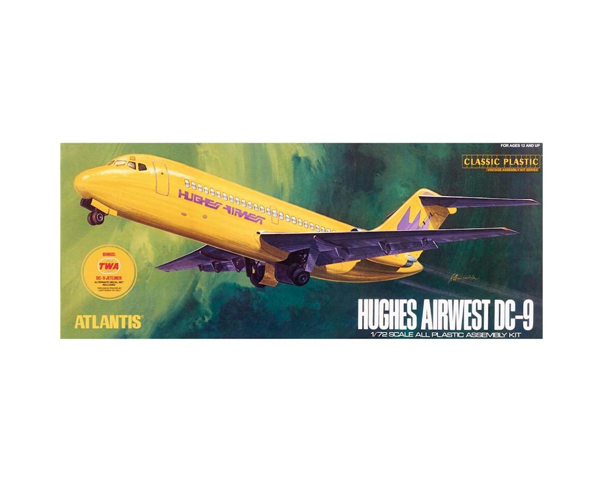 Atlantis AMC6004 Hughes DC-9 AirlinerHughes Airwest e TWA scala 1:72