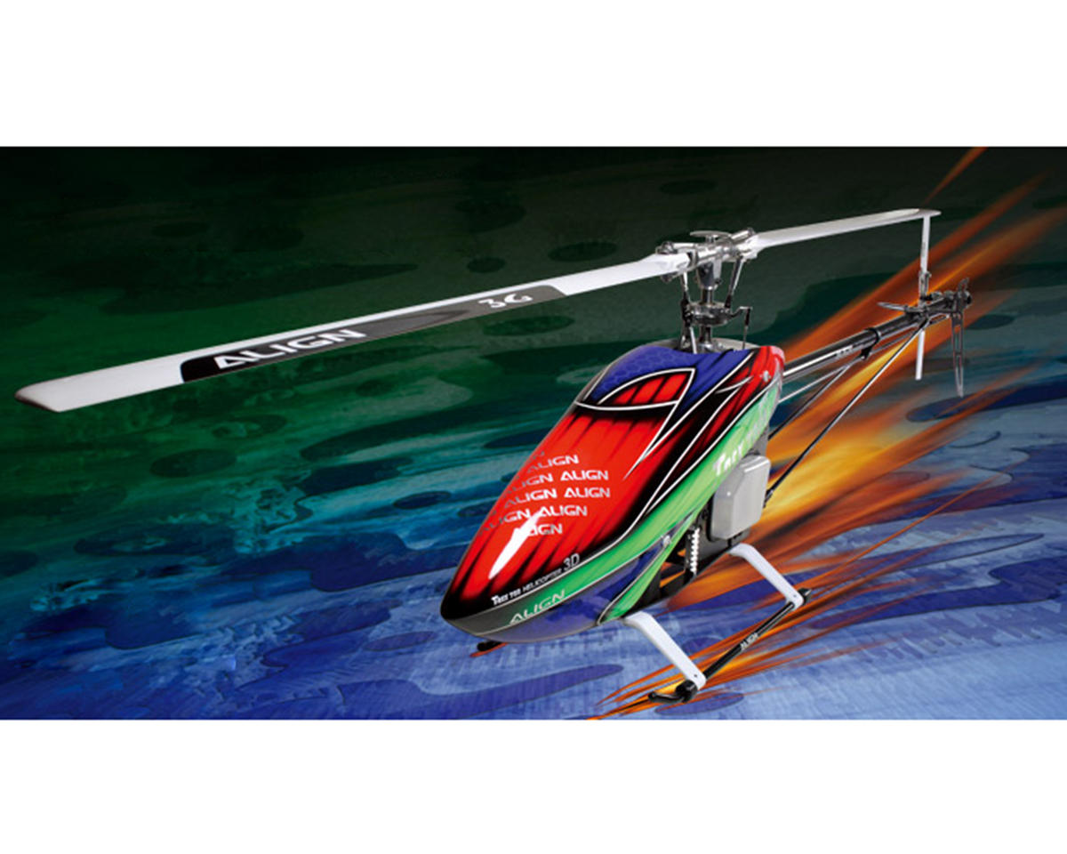 Align T-REX 700 Nitro DFC .90 Flybarless Super Combo Helicopter Kit ...