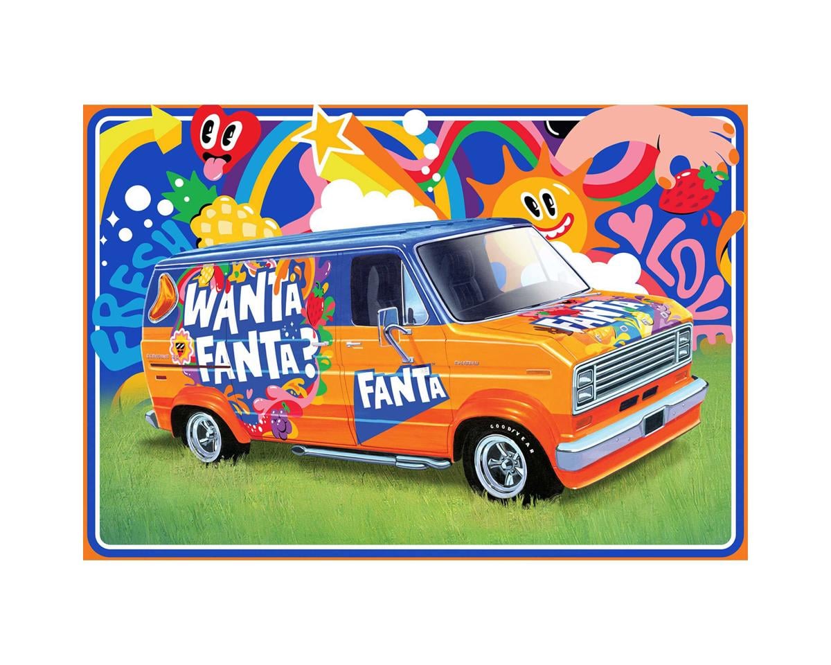 AMT 1/25 1977 Ford Custom Van Model Kit, Fanta [AMT1471] - HobbyTown