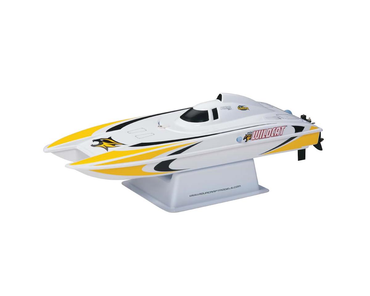AquaCraft Mini Wildcat RTR Electric Catamaran (Yellow 