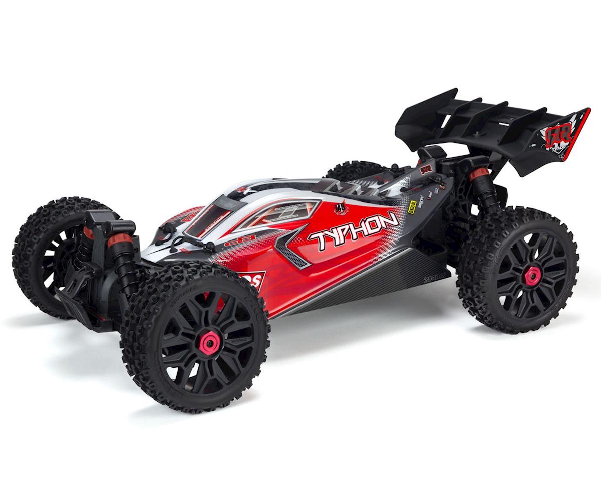 Arrma Typhon 3S BLX Brushless RTR 1/8 4WD Buggy (Black/Red) [ARA102696 ...