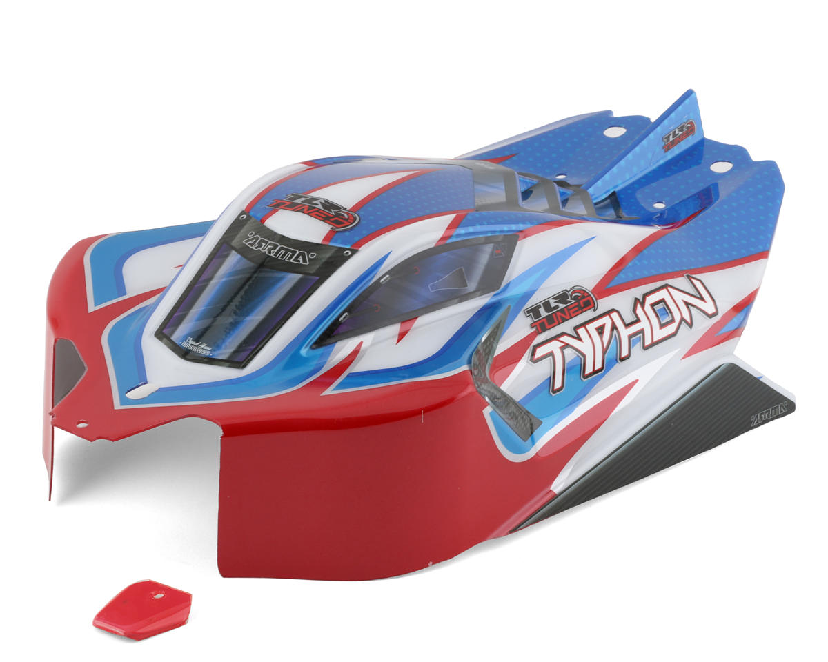 Arrma TYPHON TLR Tuned Finished Body (Red/Blue) [ARA406164] - HobbyTown