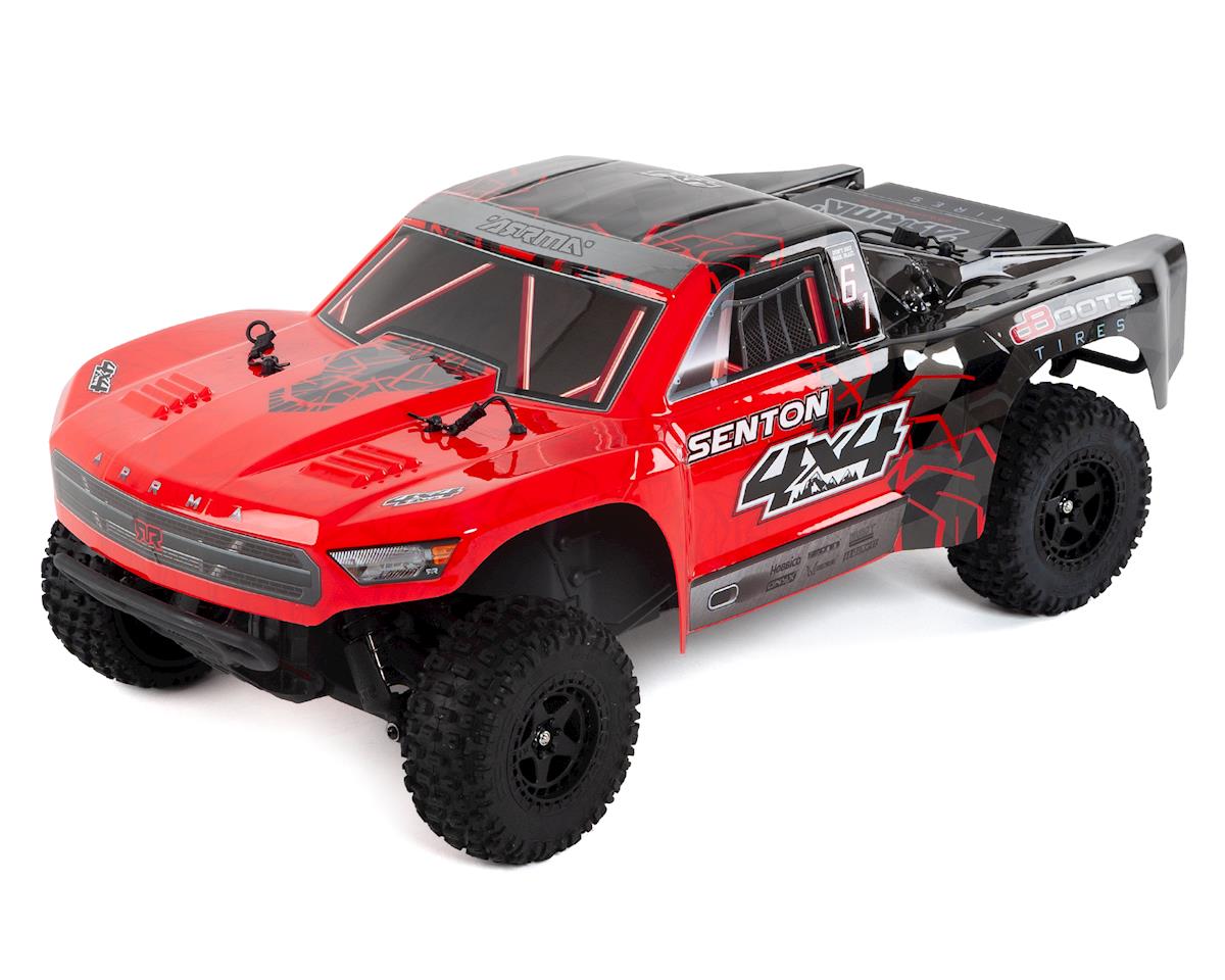 Arrma Senton 4x4 Mega 1/10 Short Course Truck RTR (Red/Black) [ARAD61RL ...