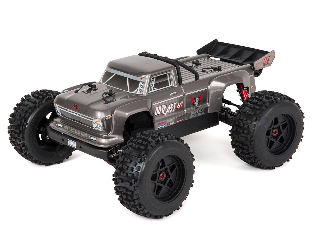 Arrma Outcast 6s Blx Brushless Rtr Monster Stunt Truck (silver 