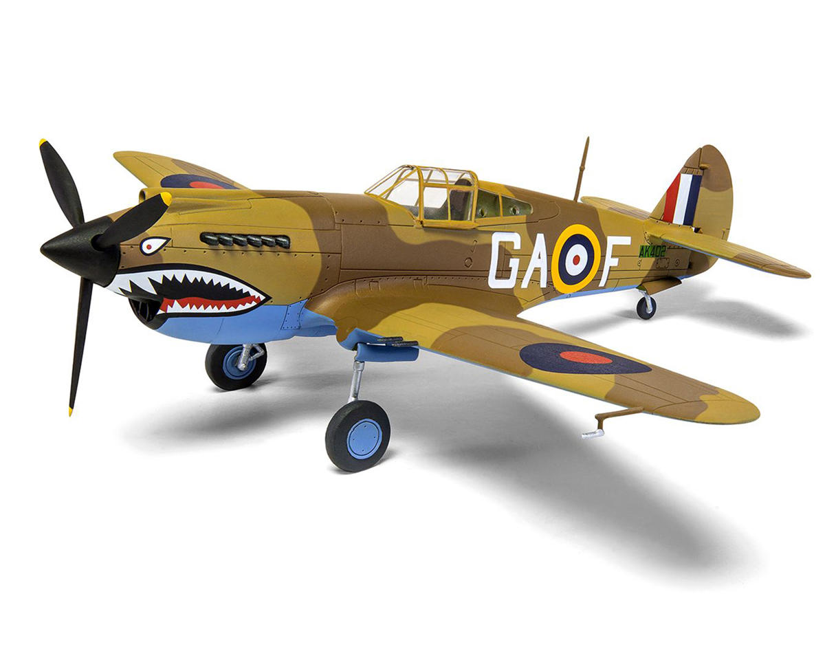 AIRFIX 1/72 Curtiss Tomahawk IIB Gift Set Plastic Model Kit