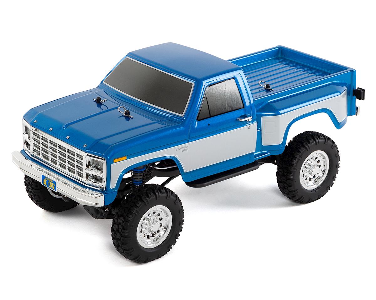 Team Associated Cr12 Ford F 150 Truck Rtr 112 4wd Rock Crawler Blue W24ghz Radio Battery Charger