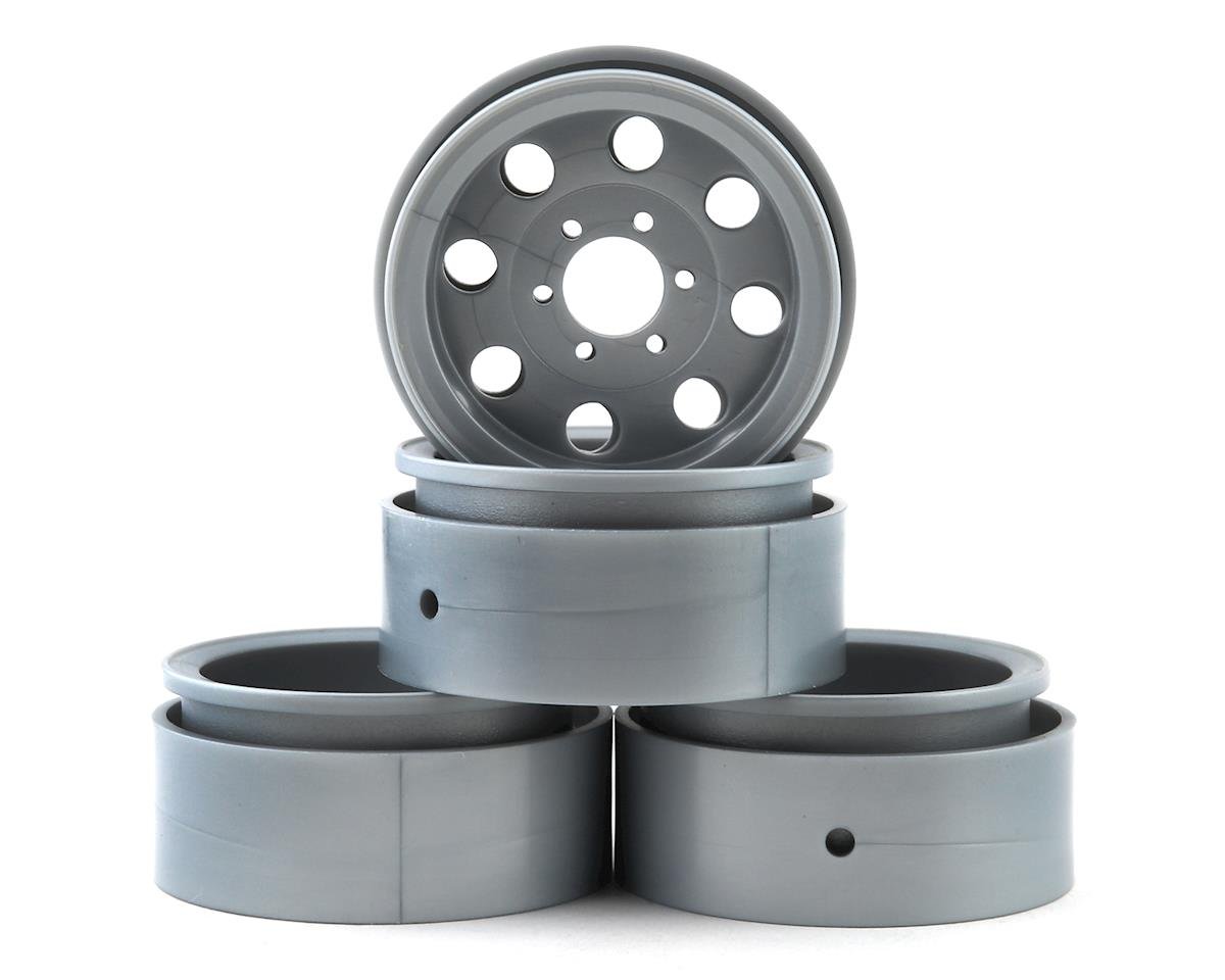 Element RC Enduro 1.9â€ The Ocho Beadlock Crawler Wheels (Silver) ASC42108