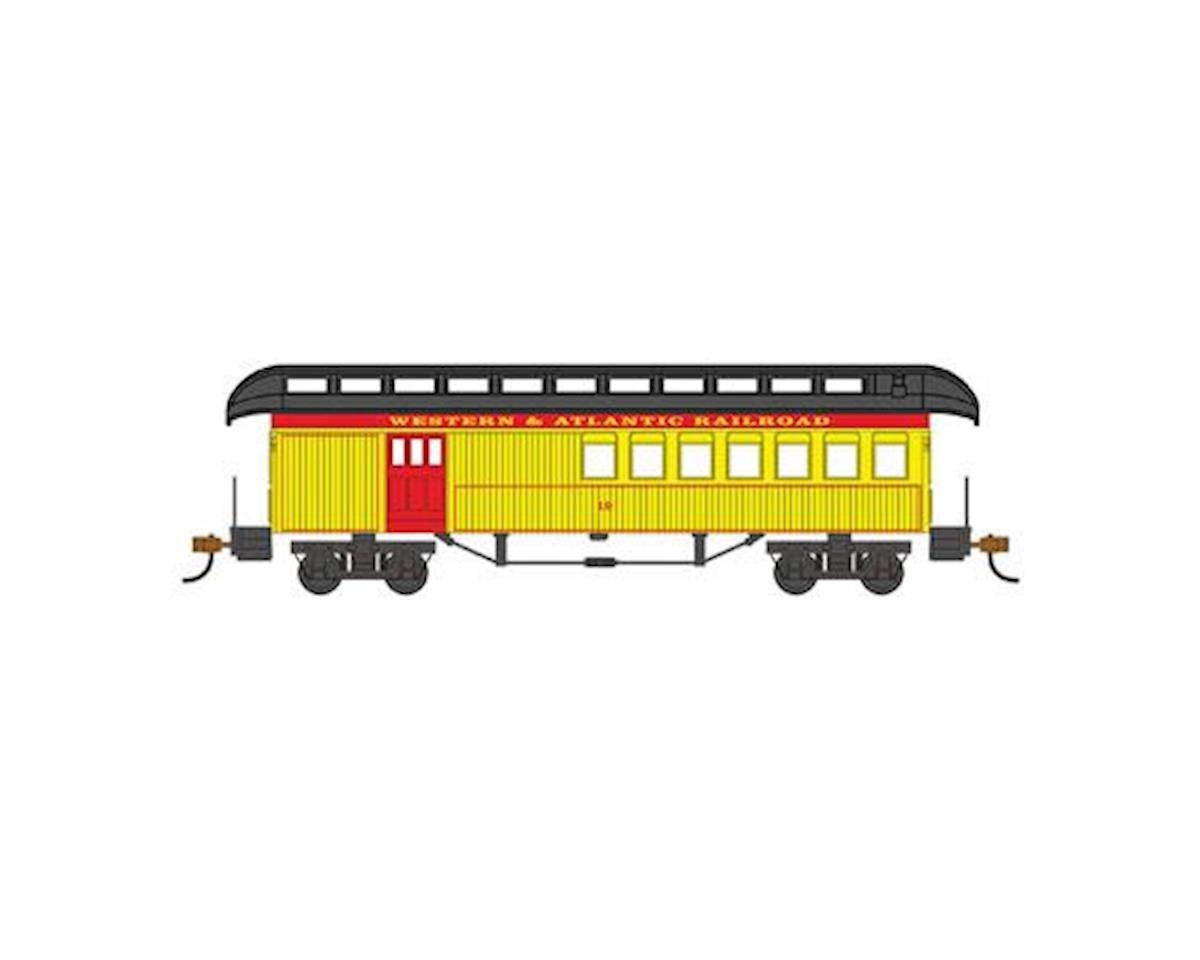 15201 Bachmann Industries Combine Western & Atlantic Rr Ho Scale Old-Time Car with Round-End Clerestory Roof Bachmann Industries Inc