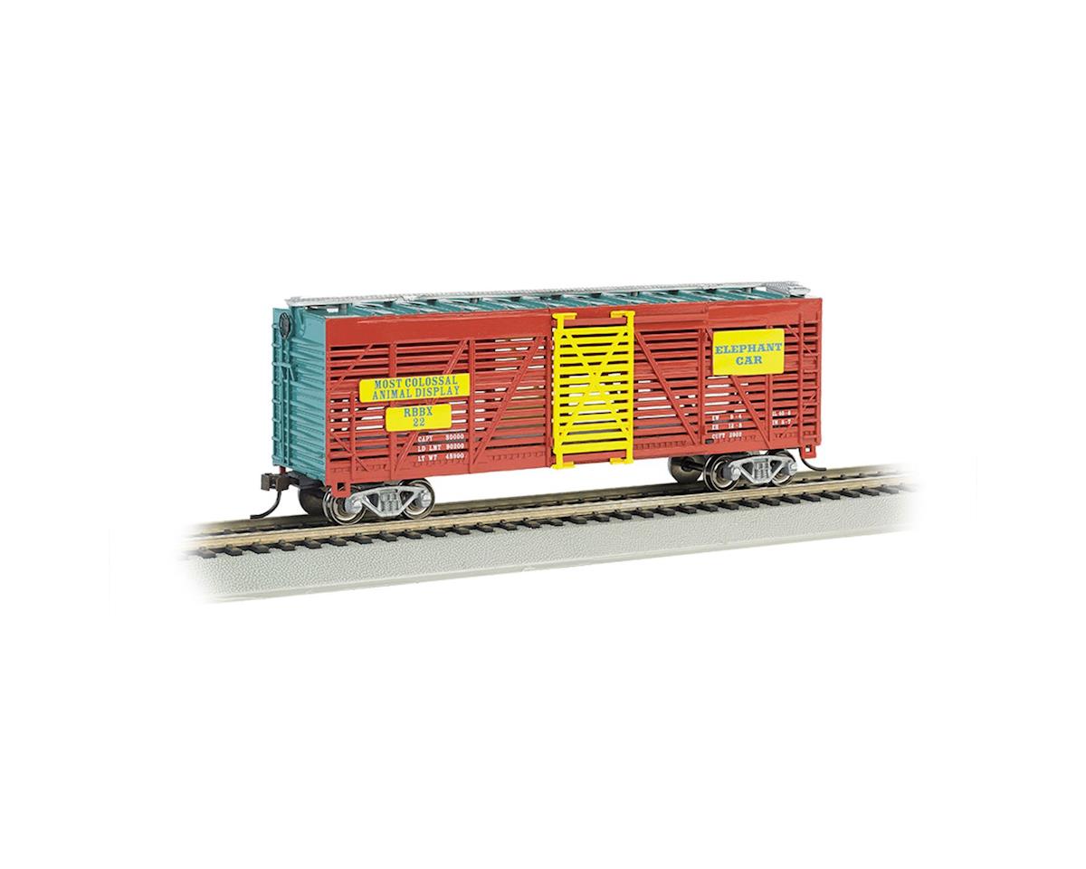 Bachmann HO Stock Car, Ringling Bros/Elephant [BAC16607] - HobbyTown