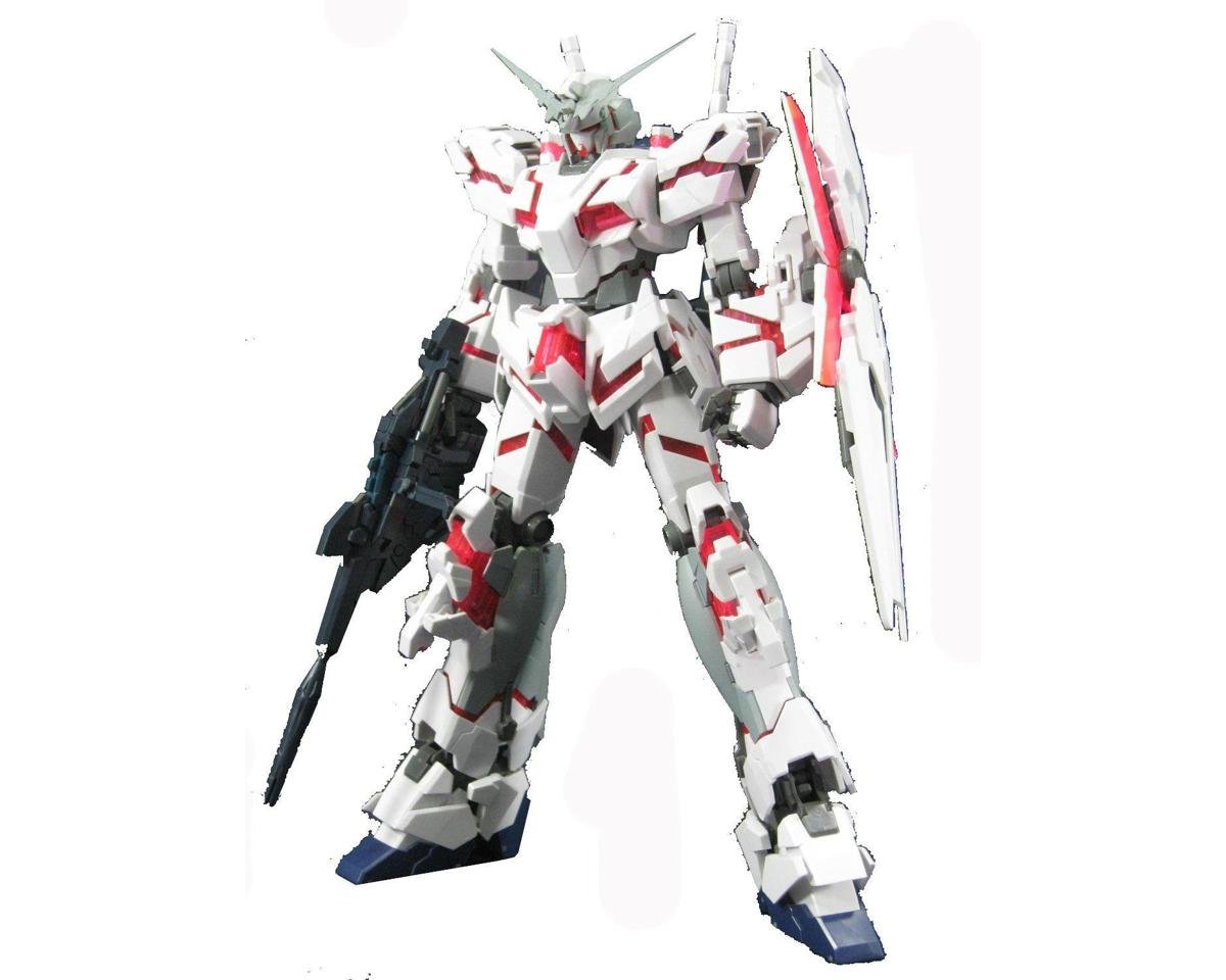 Bandai MG 1/100 Unicorn Gundam HD COLOR + MS CAGE 