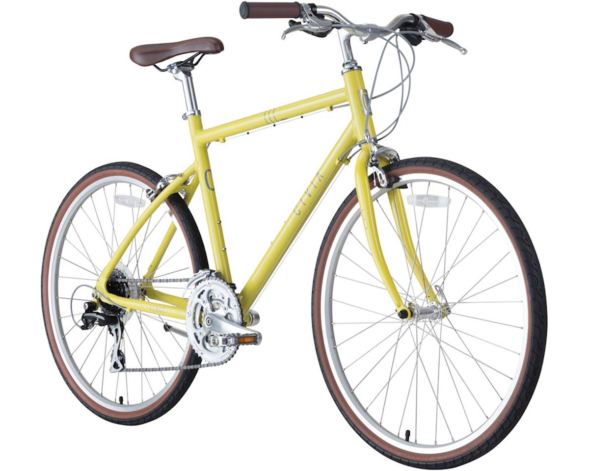 mustard yellow bike