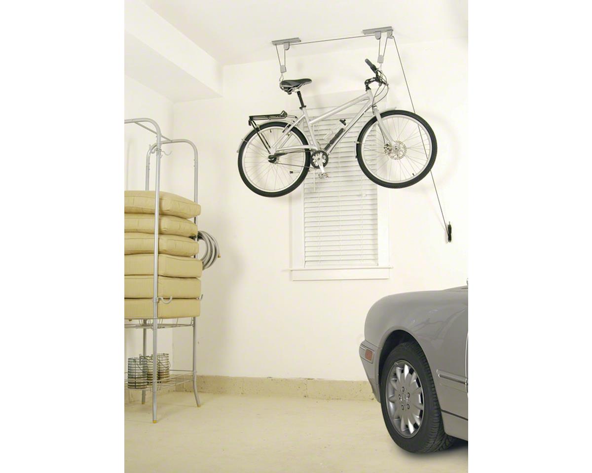 Delta Deluxe Bike Ceiling Hoist Storage Rack With Kayak Canoe