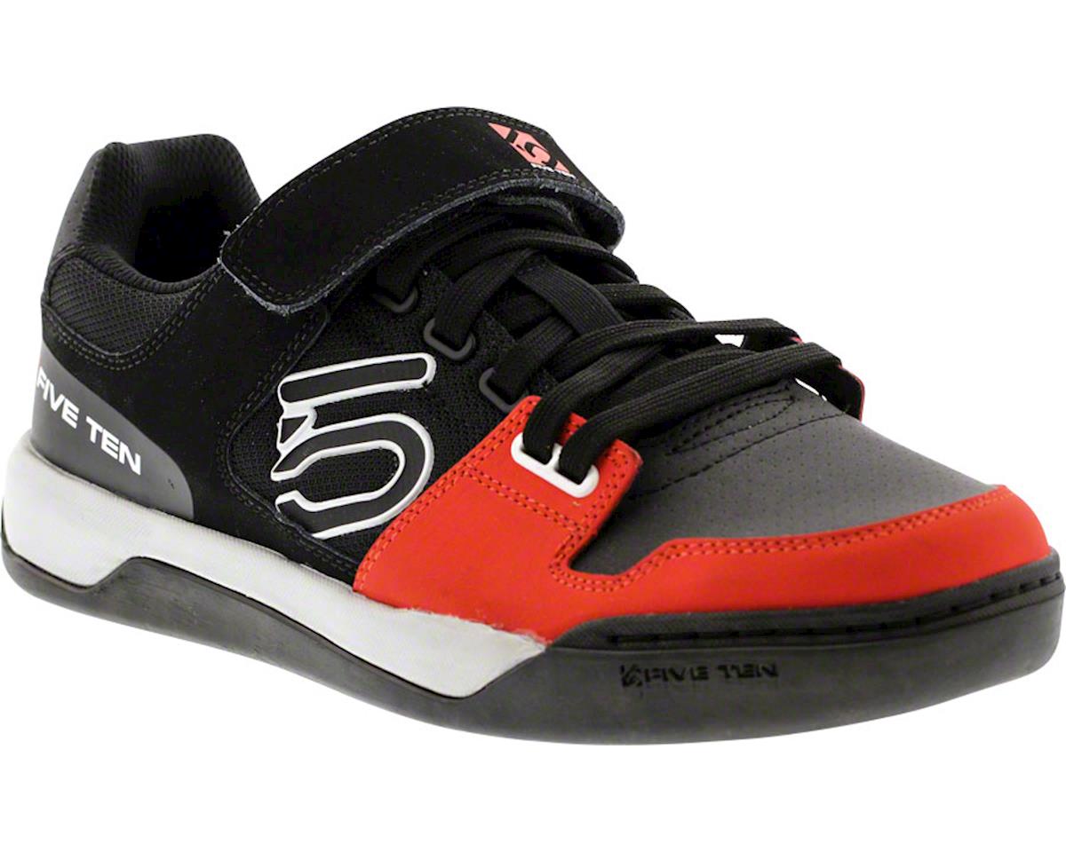 Clipless/Flat Pedal Shoe: Black/Red 