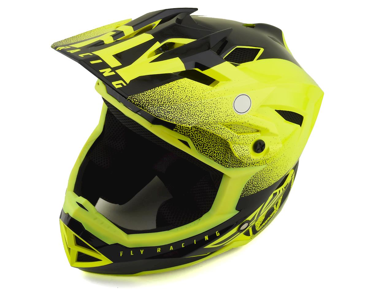 Fly Racing Default Full Face Mountain Bike Helmet Hi Vis Yellowblack Kids S - 