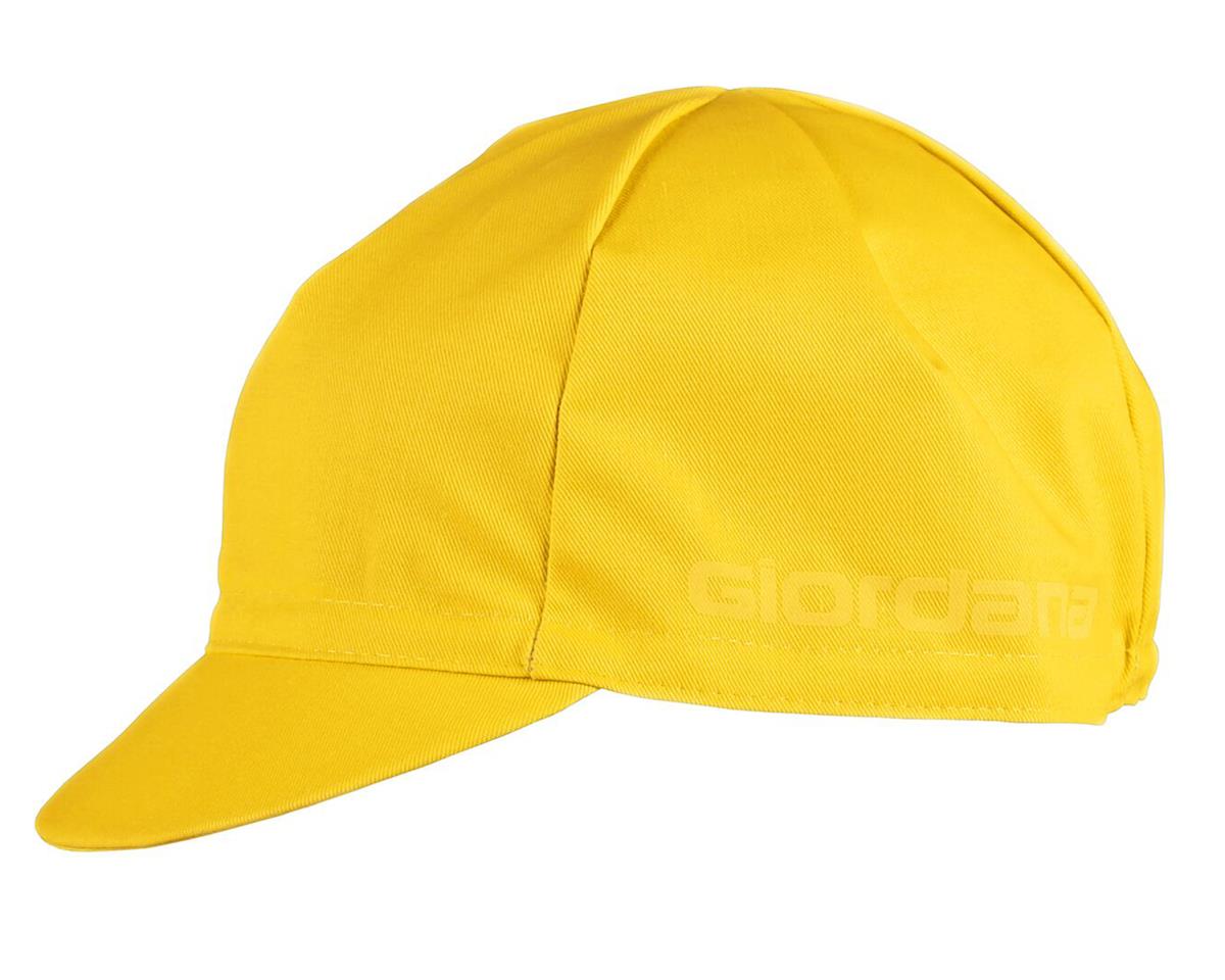 yellow cycling cap