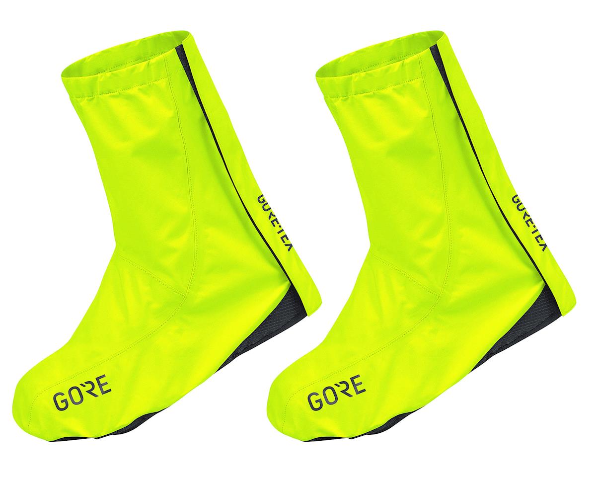 yellow cycling overshoes