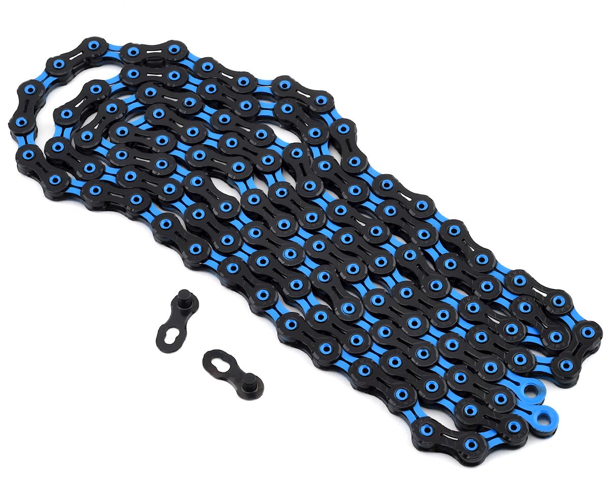 blue bicycle chain