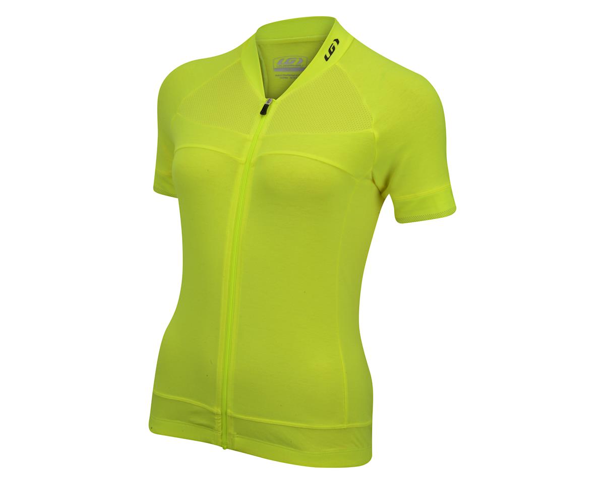 fluorescent yellow cycling jersey