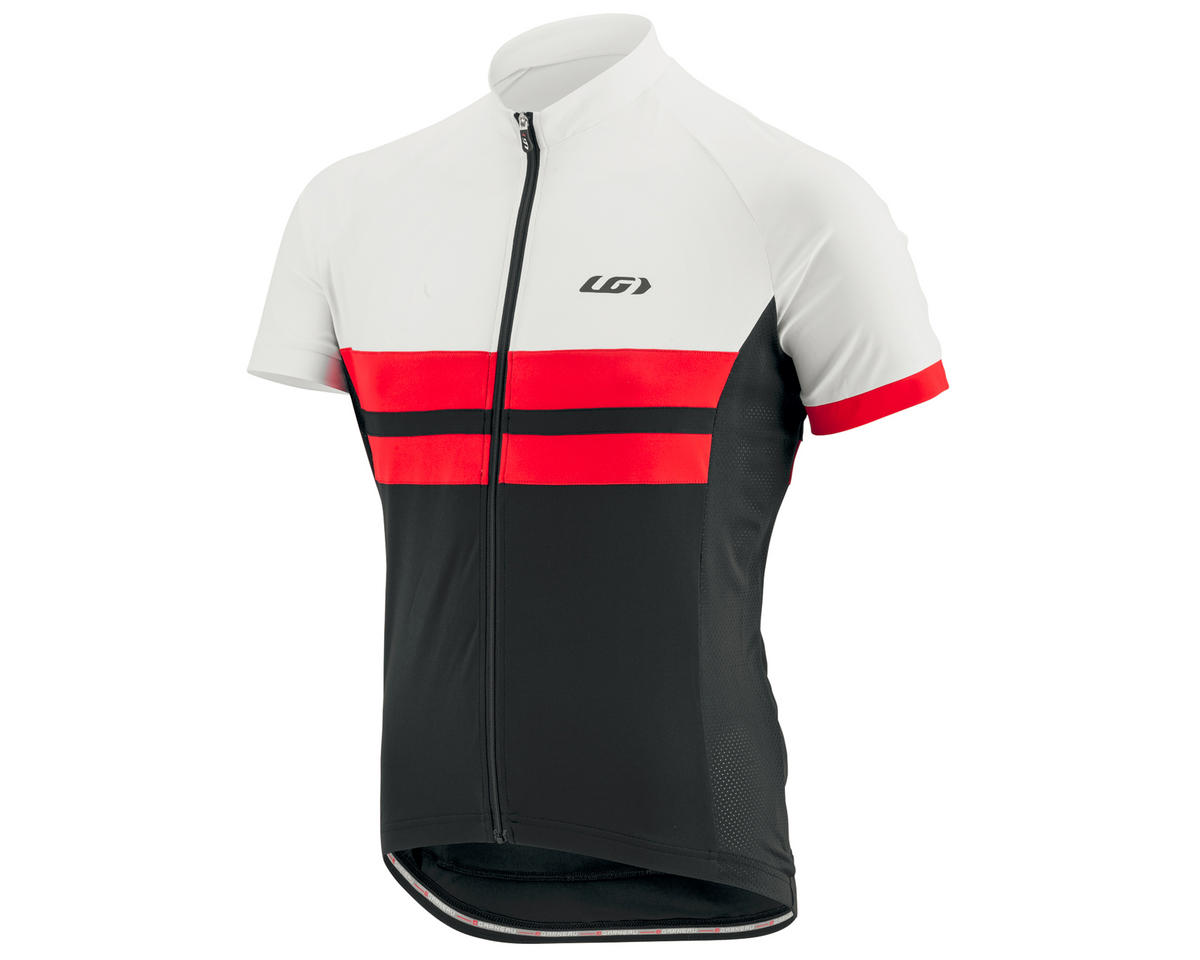 black red and white jersey
