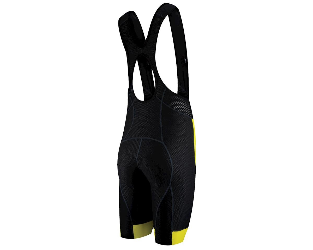 Louis Garneau CB Carbon 2 Bib Shorts (Black/Yellow) [1058315-280-P] | Clothing - Performance Bicycle