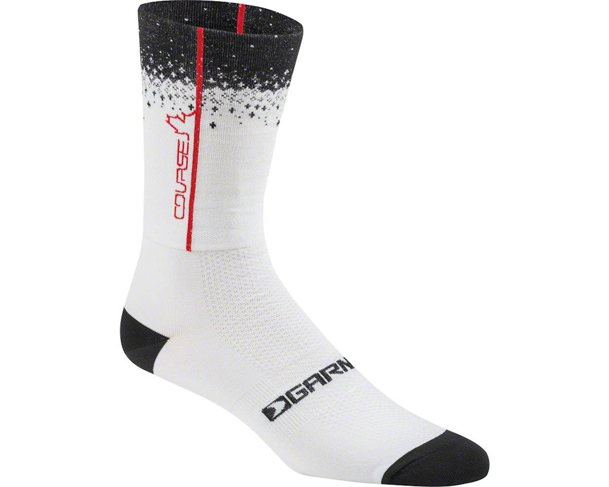 Louis Garneau Course Cycling Socks (White/Black/Red) [1085052-9Y6-P] | Clothing - Nashbar