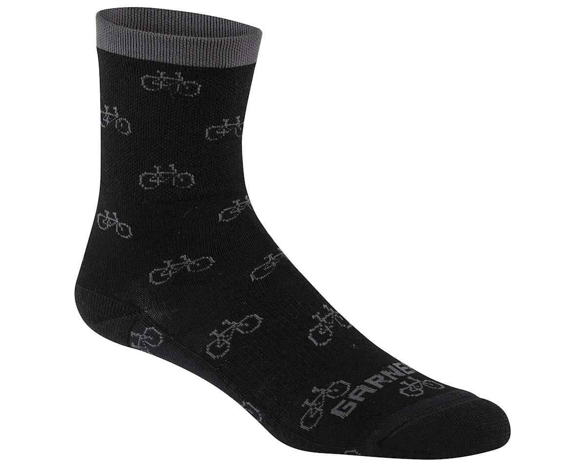 Louis Garneau Merino 60 Socks (Black/Asphalt) (S/M) [1086078-405-SM] | Clothing - Nashbar